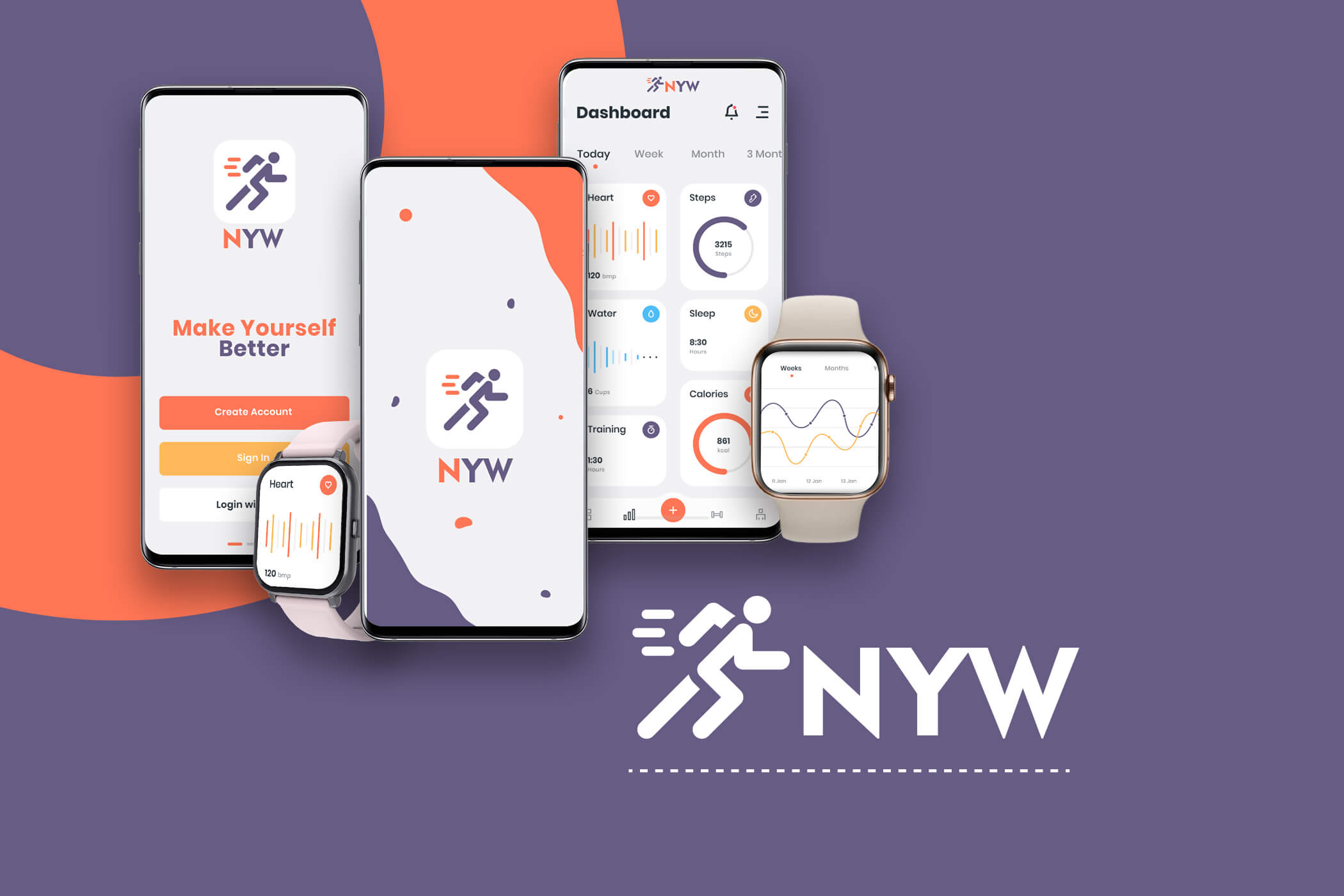NYW (Fitness Tracking App)