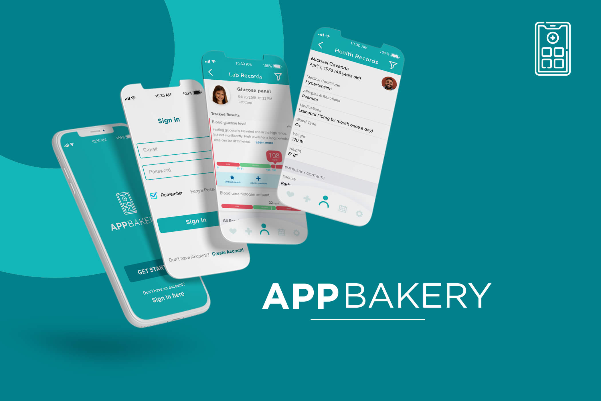 App Bakery (Health-Care App)