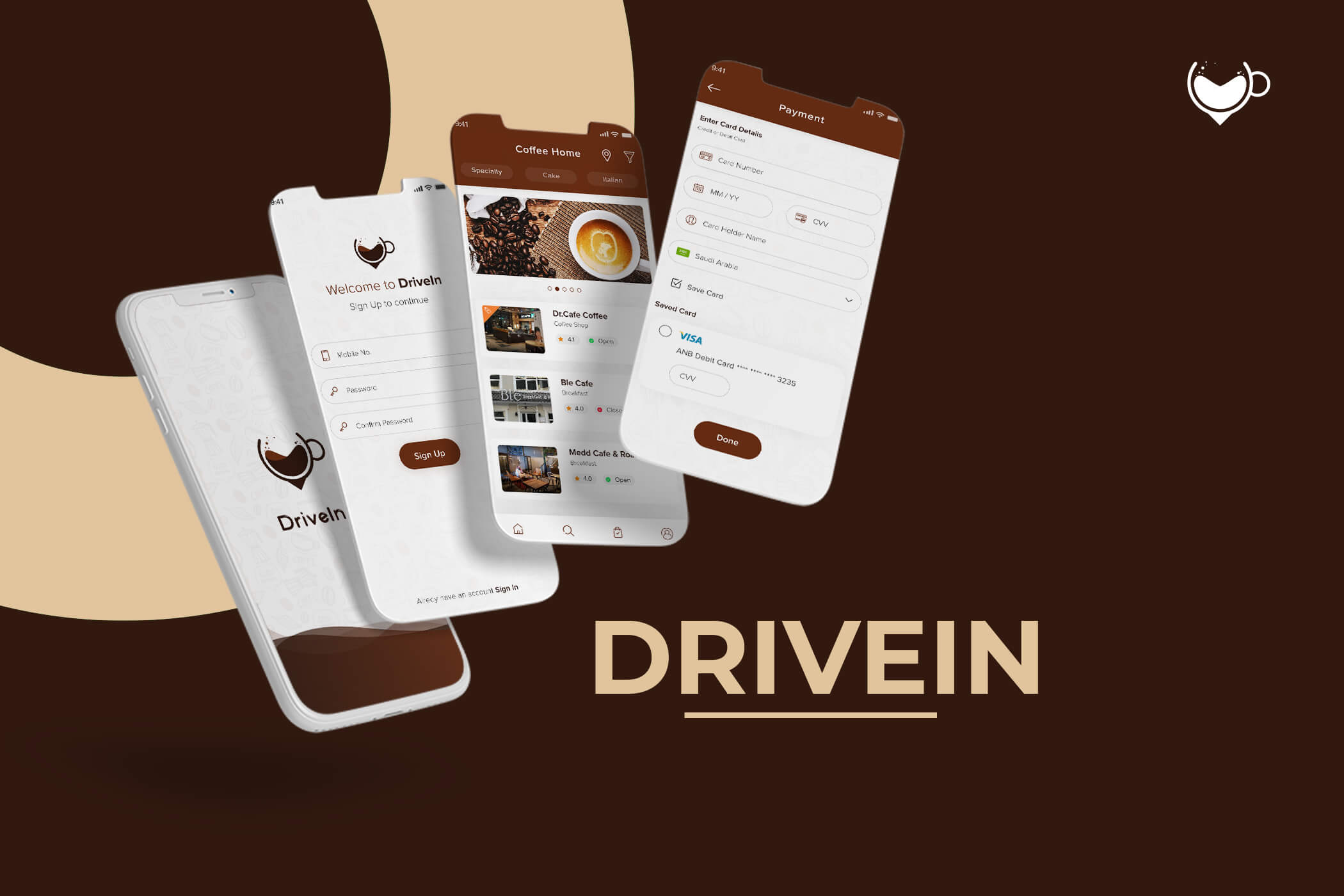 Drive In (Coffee Shop App)