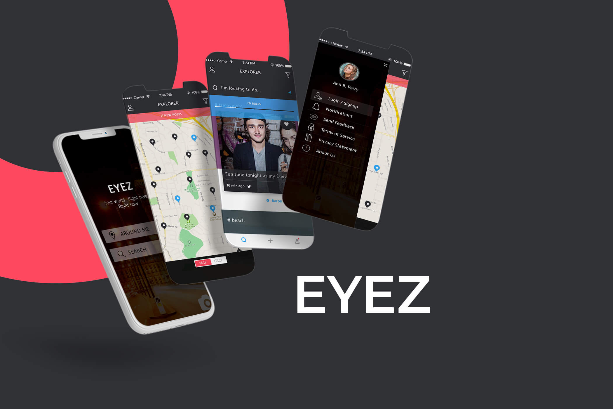 Eyez (Social Media App)