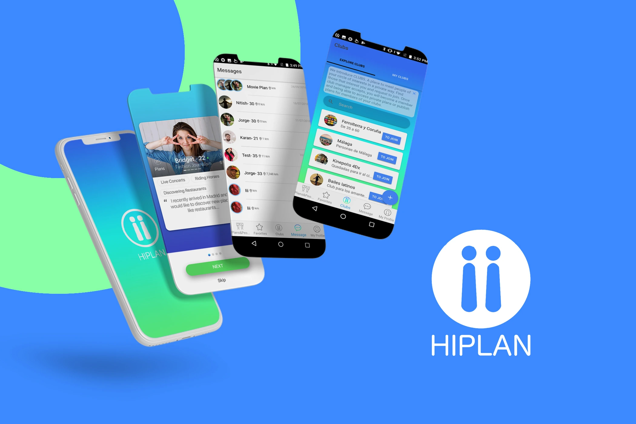 HIPLAN (Social Media App)