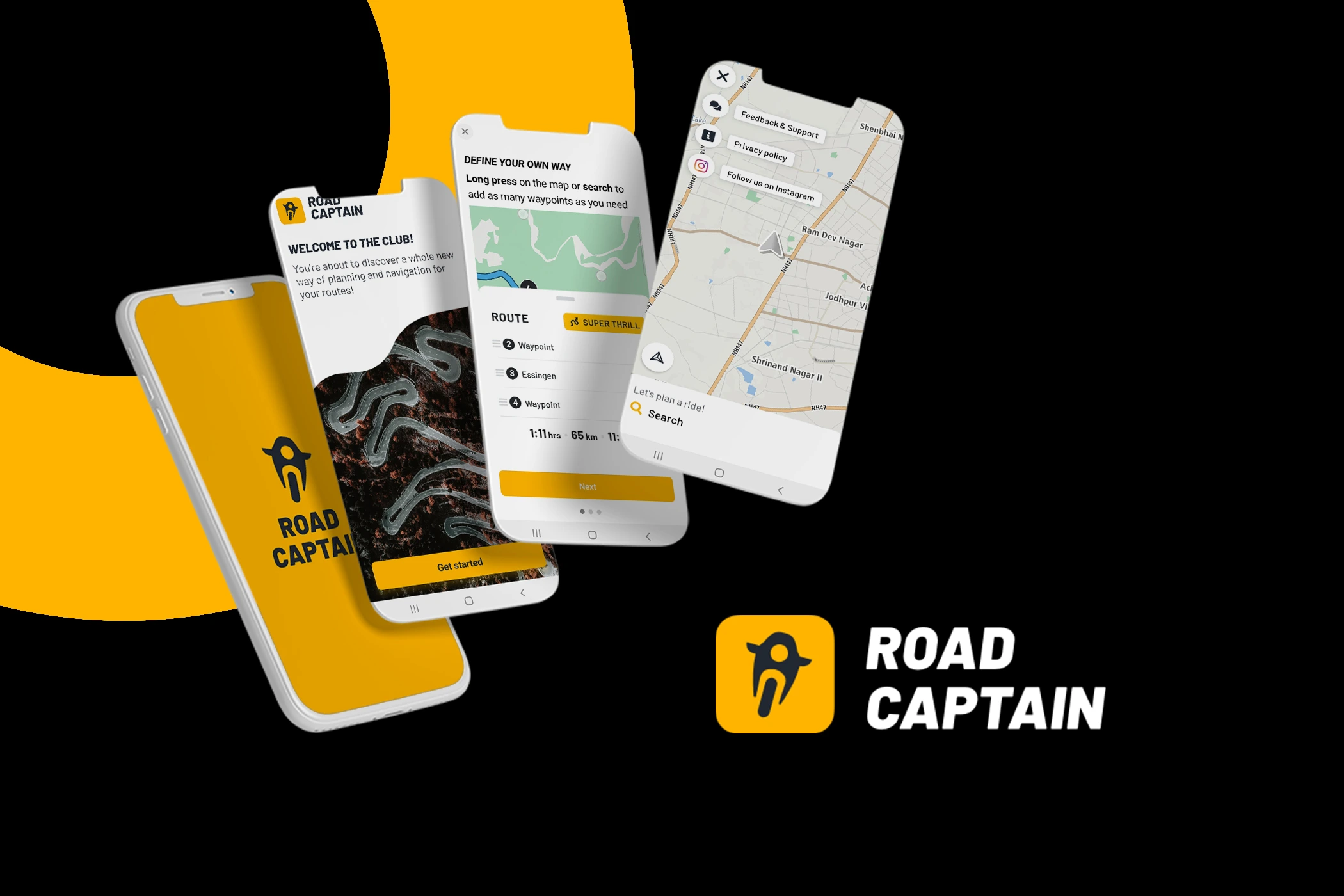 The RoadCaptain App (Navigation App)