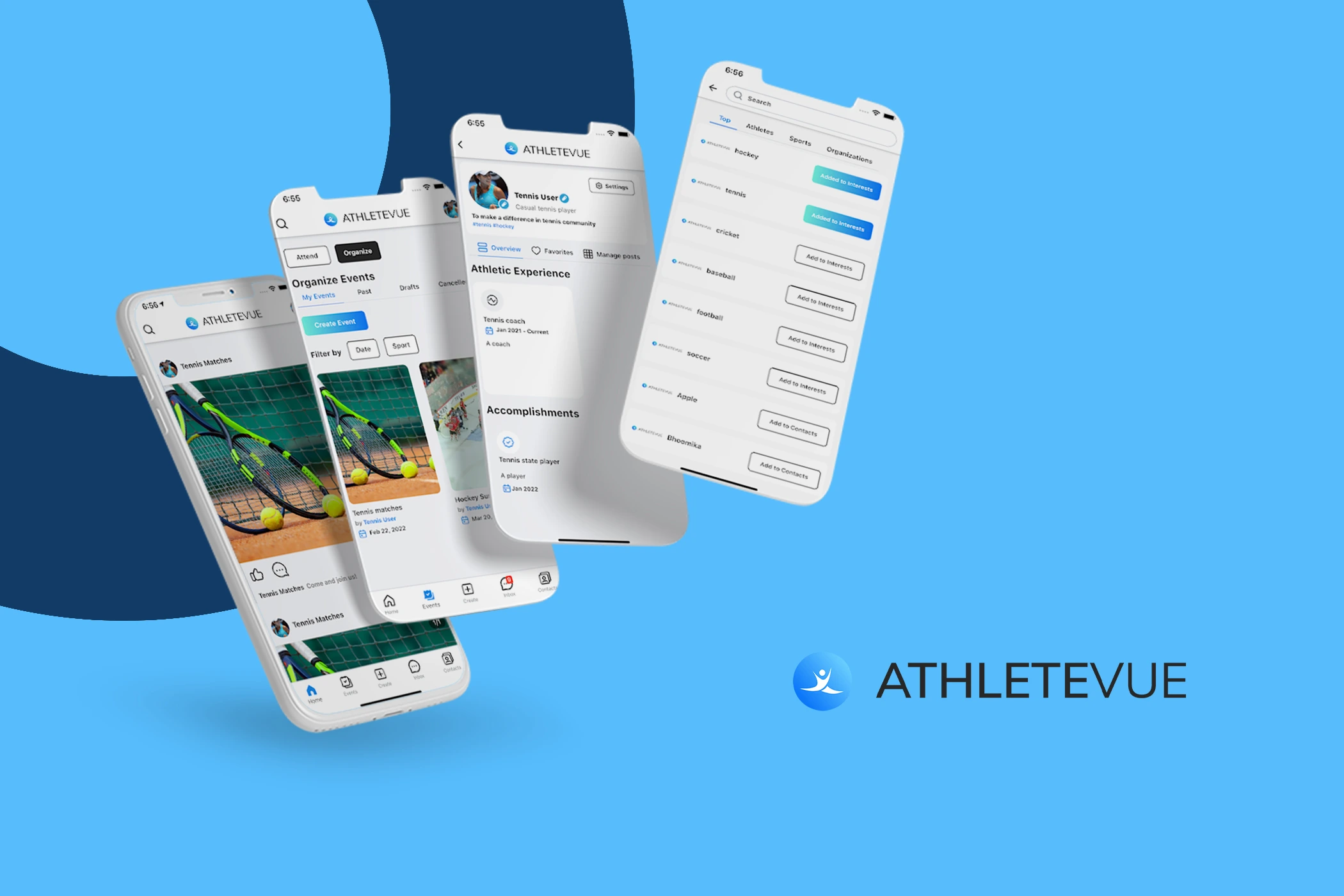 Athletevue (Mobile Based App)