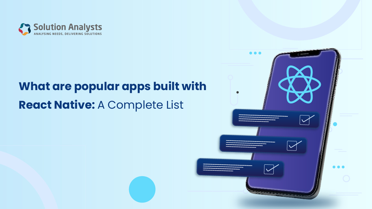 What are popular apps built with React Native: A Complete List