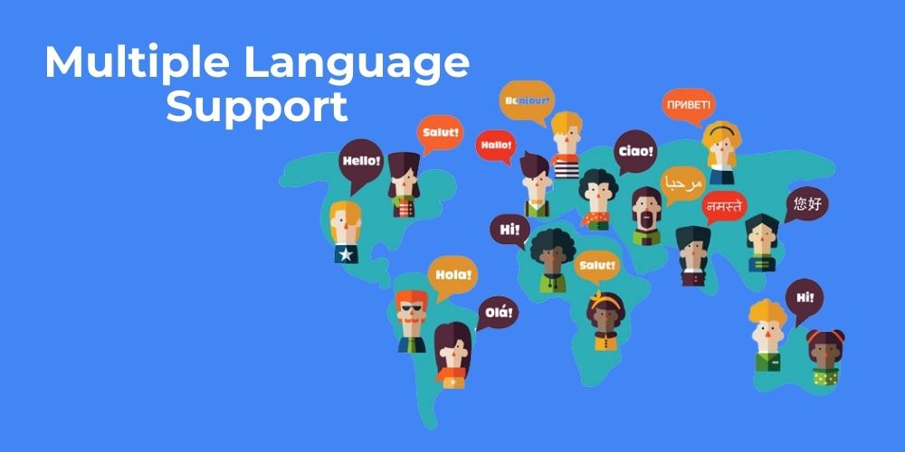 Mobile apps Multiple language support 